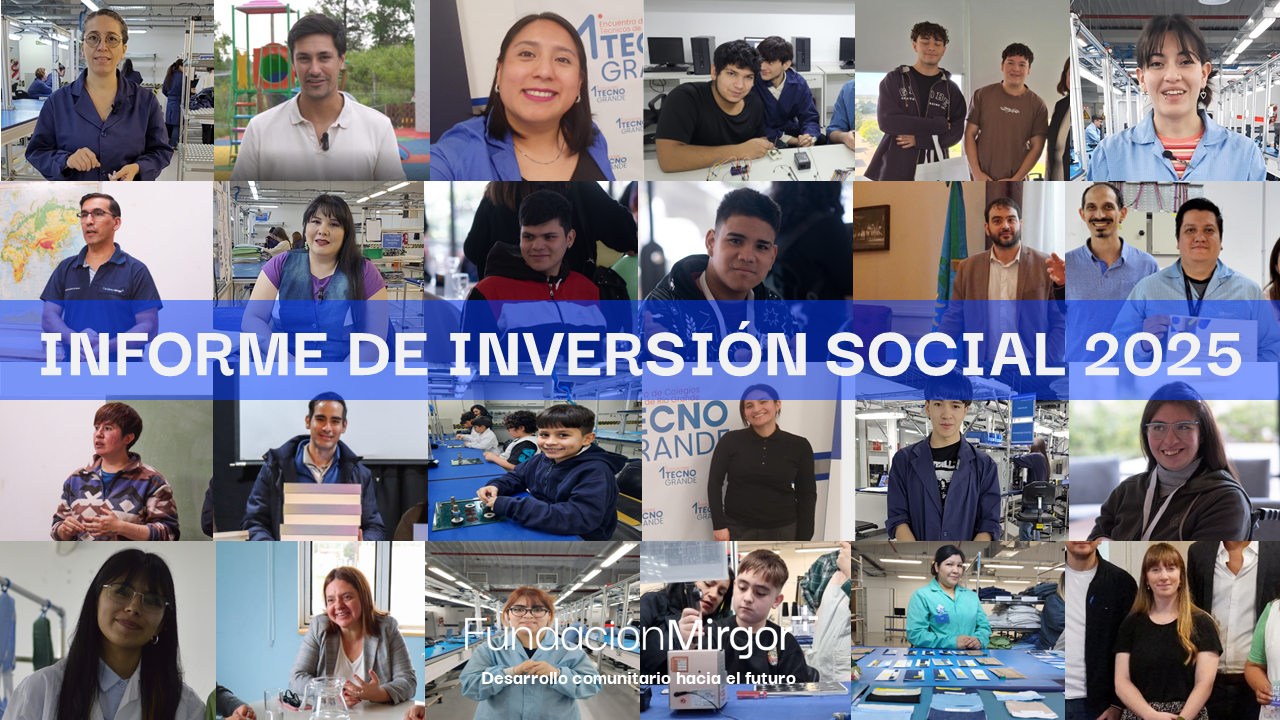 Carátula — Informe de Inversión Social 2025, Fundación Mirgor